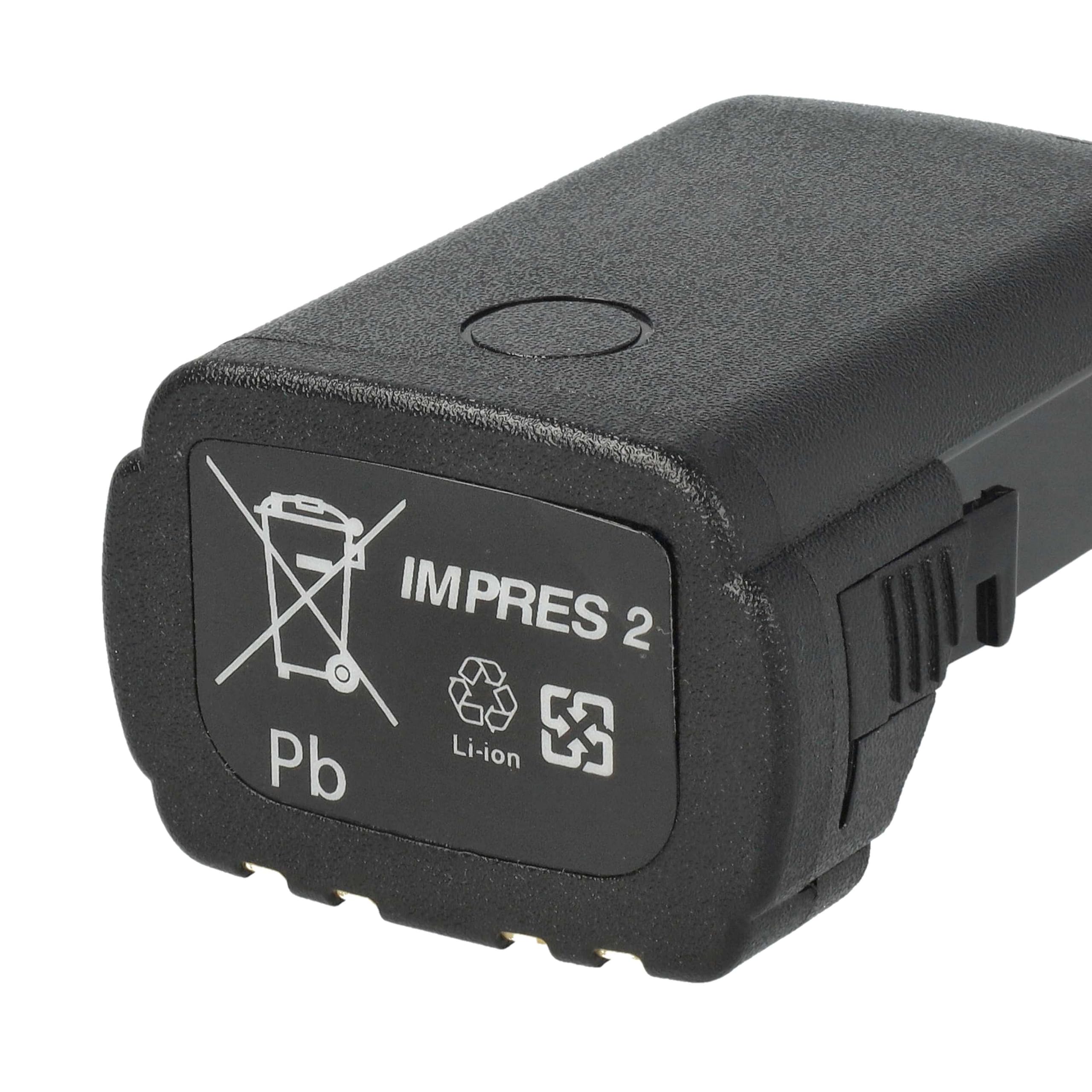 vhbw 2x batteria compatibile con Motorola APX7000XE P25, APX7000, APX8000, APX8000XE, APX7000XE radio (2500mAh, 7,4V, Li-Ion)