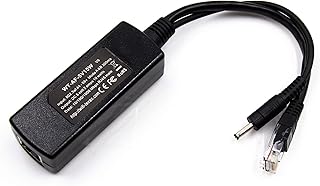 PoE Texas 802.3af Power Over Ethernet PoE Splitter with 5 Volts 10 Watts Output - for 5V Non-PoE Security Camera and Devic...