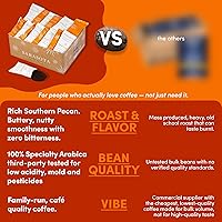 Vista 8 de Paquetes de café – Paquetes de tierra de nuez y mantequilla, tostado medio gourmet, bolsas premedidas de 2 onzas bajas en ácido para cafeteras