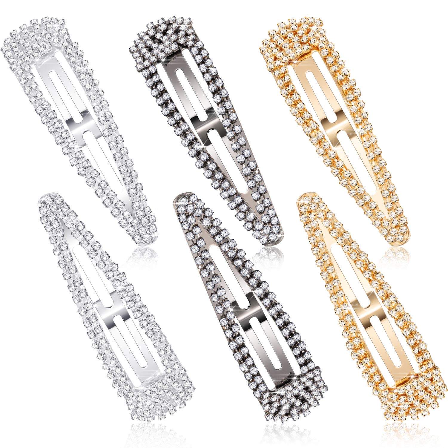 Rhinestone Hair Clips - Elegant Wedding Hair Accessories