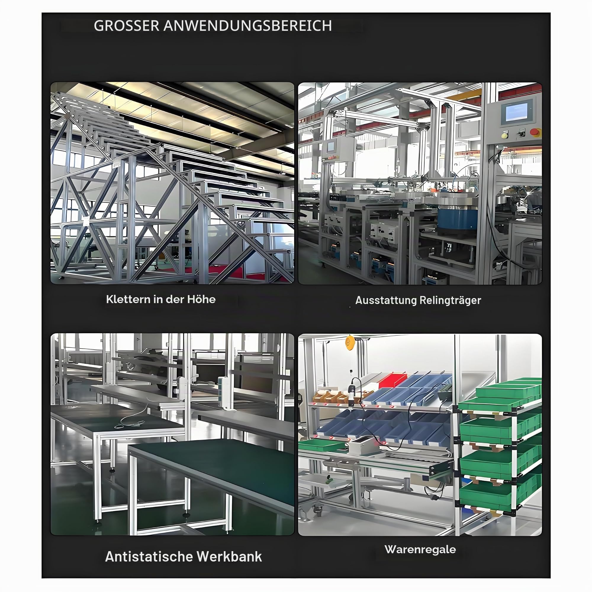 AluProfil 3060 Alu Profil 400mm T Typ Schwarz Aluminium Profile 30x60 Europäischer Standard Eloxierte Linearschiene Extrusion 2 Stück, für 3D Drucker und CNC