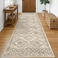 Vista 102 de KILOCOCO Tapete de entrada lavable a máquina, pequeño, para interior, súper suave, antideslizante, diseño geométrico, para cocina, dormitorio, Gris