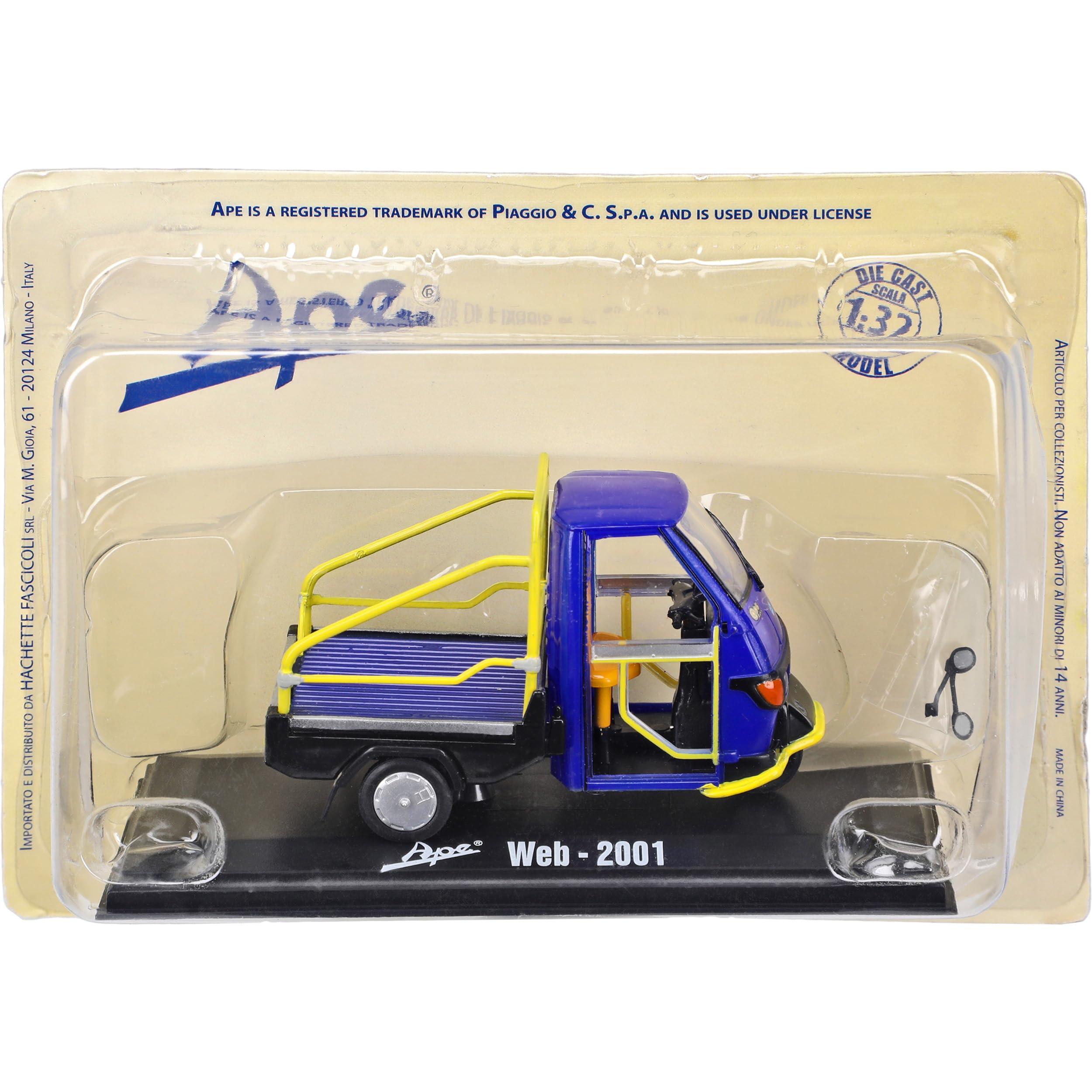 Italeri Piaggio Vespa APE 50 Pianale 1994 1/12 TBE