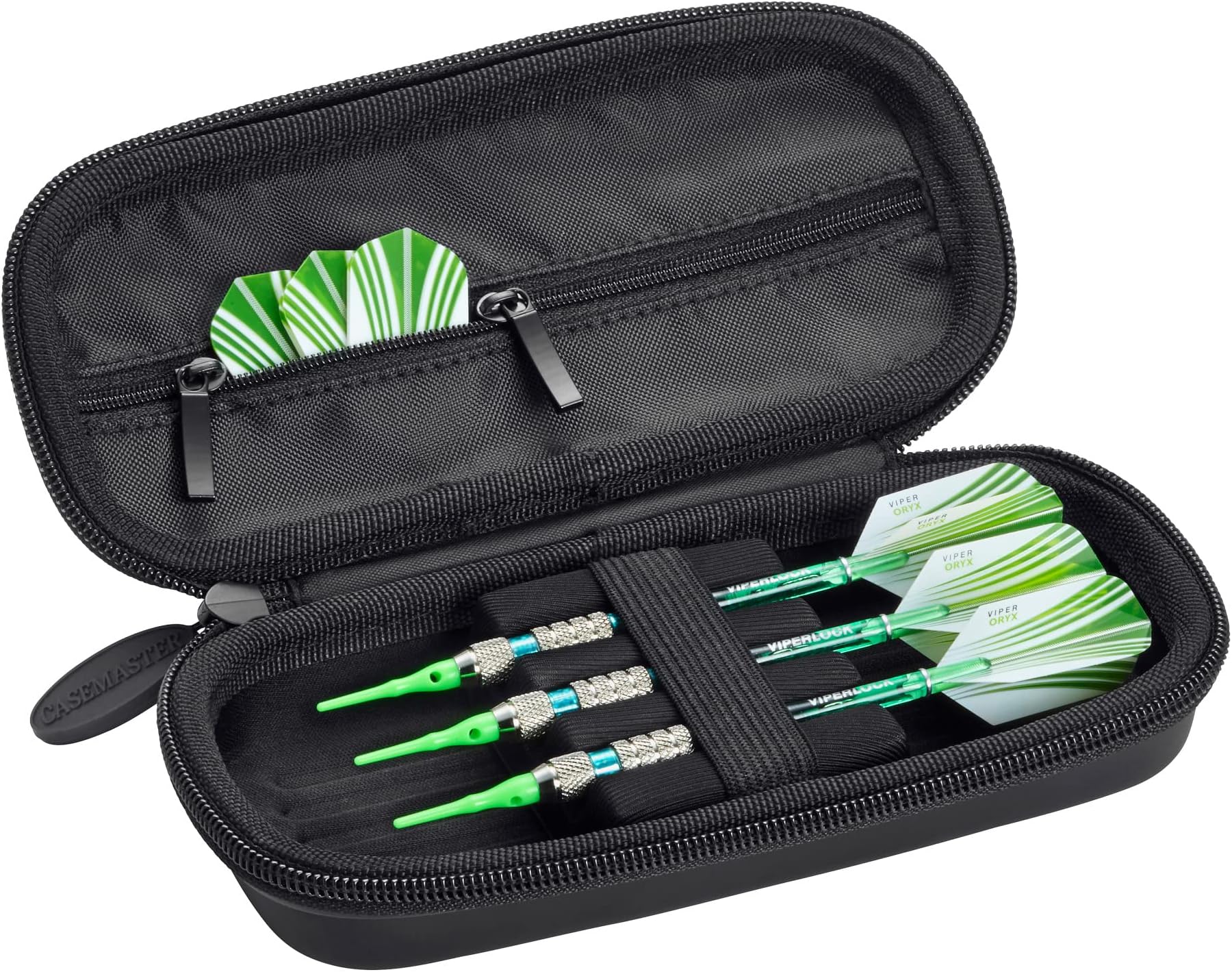 Casemaster Warden Dart Case for Steel and Soft Tip Darts, with a Tough EVA Foam Outer Shell for Maximum Toughness and Durability, Holds 3 Darts