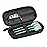 Casemaster Warden 3 Dart Case, Holds Extra Accessories, Shafts and Flights, Compatible with Steel Tip and Soft Tip Darts, Impact & Water Resistant TacTech Shell, Black Zipper
