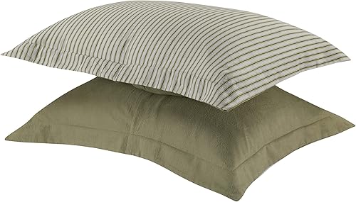 Miniatura 6 de DELANNA - Juego de funda de edredón de franela 100  algodón 1 funda de edredón de 86 x 86 pulgadas y 2 fundas de almohada de 20 x 26 pulgadas tamaño