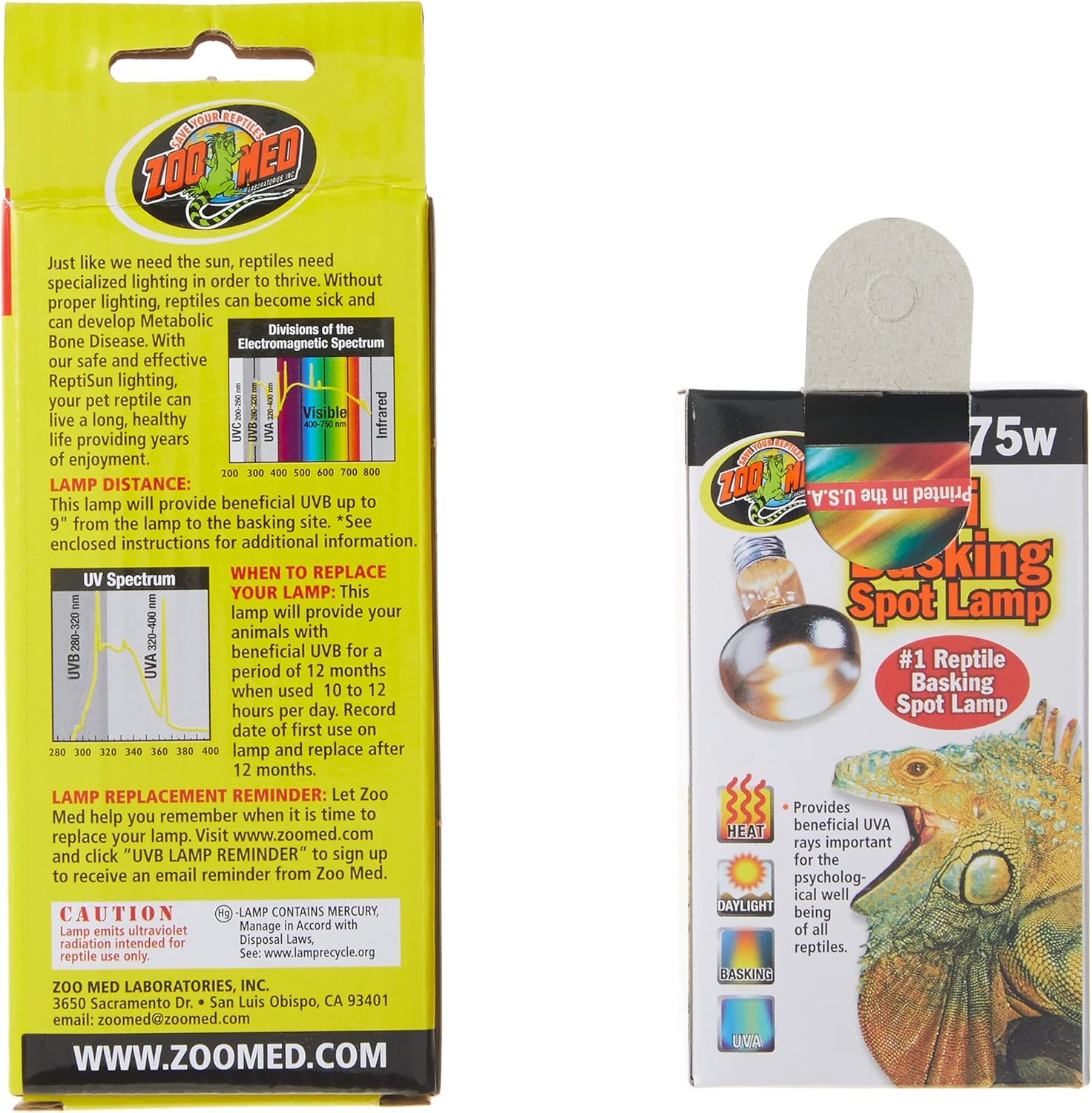 Zoo Med Bearded Dragon Lamp Combo Pack Pack of 2 Bulbs