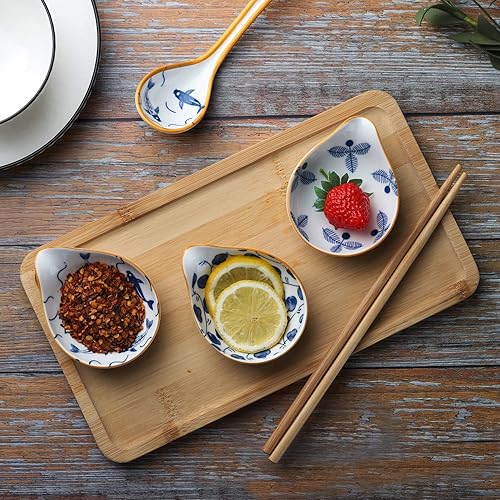 Miniatura 7 de Juego de 4 cucharas de sopa de cerámica y soporte para cucharas de cerámica para estufa, juego de 4