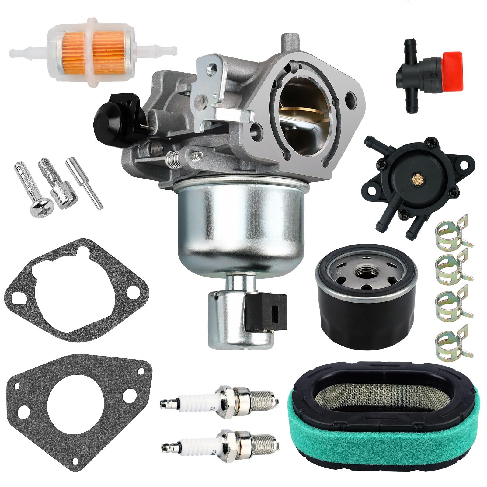 Carburetor for Kohler 7000 Series Engines KT735 KT725 KT730 KT740 KT745 22HP 23HP 24HP 25HP 26HP 1685319-S 3285367S 3285363S with Air filter&Fuel pump