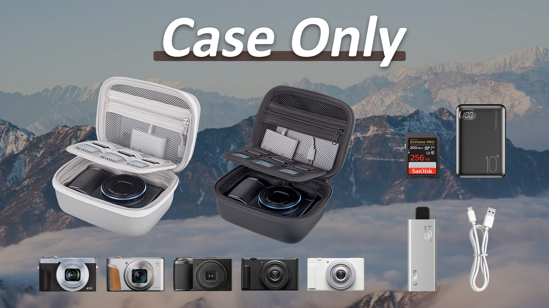 Amazon.com : Rieibi Camera Case for X-Half/X-HF1, for Sony ZV-1F