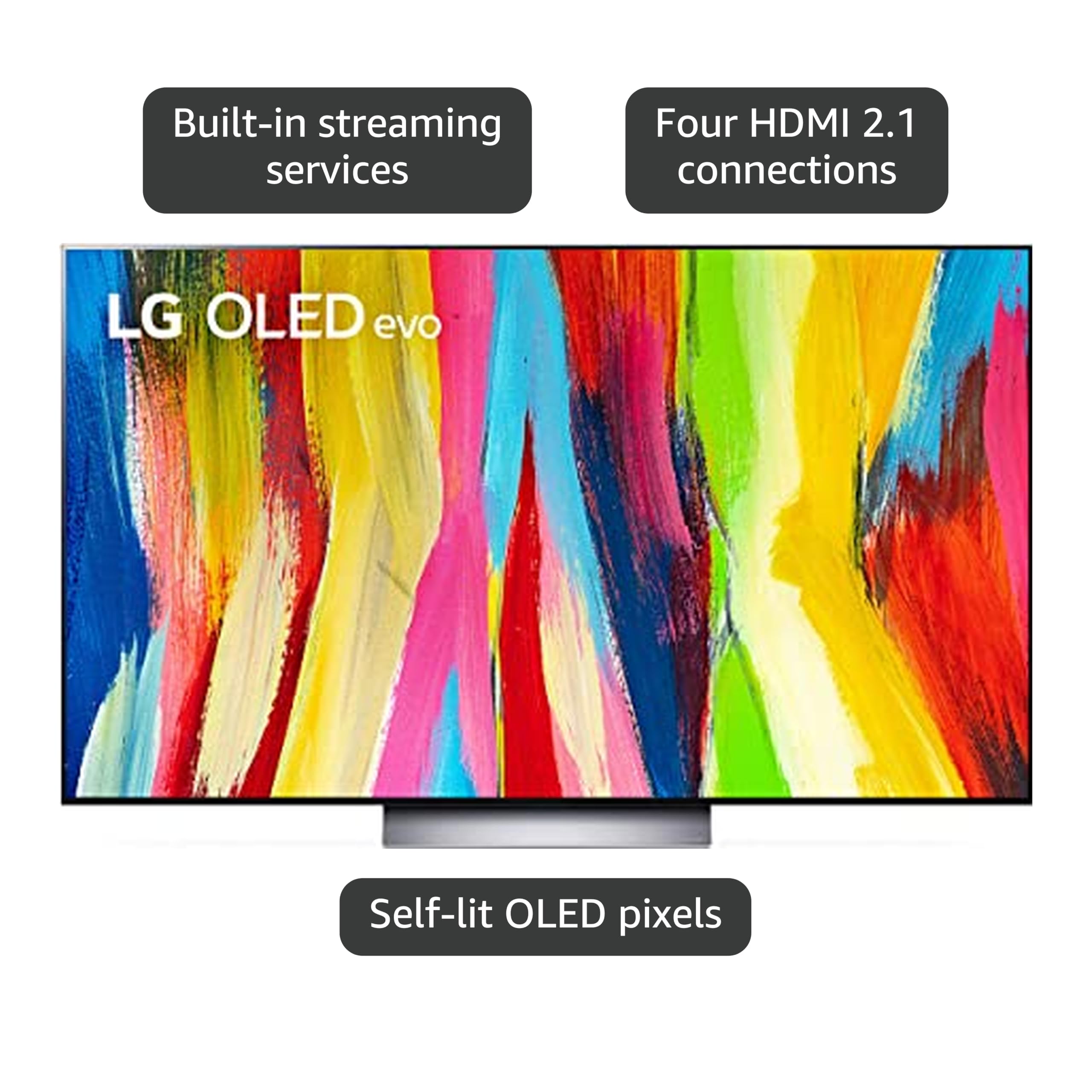 LG C2 42インチ OLED42C2PJA 美品 Amazon.com: LG C2 Series 42-Inch Class OLED evo Smart TV