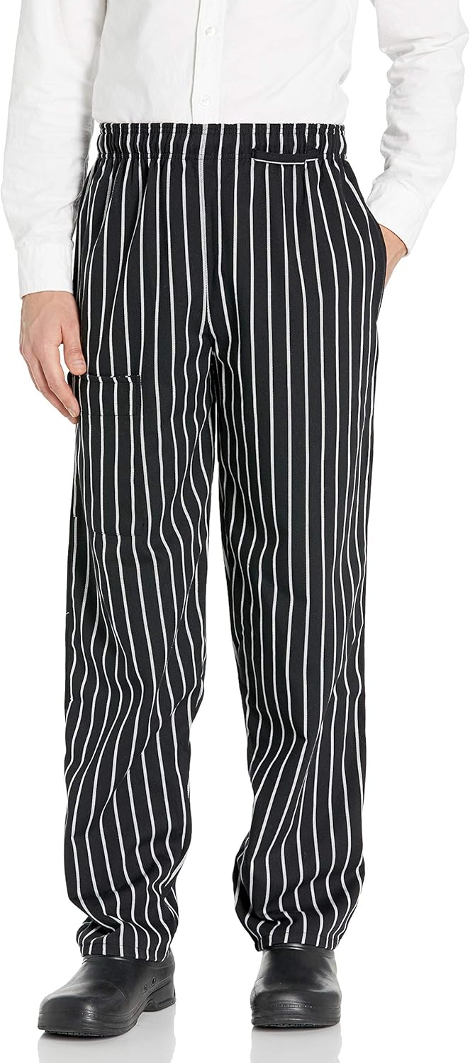 Uncommon Threads Men's 4100-4107, Chalk Stripe, 3XL