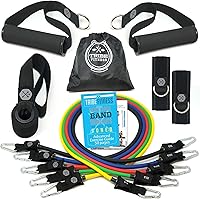 Vista 5 de TRIBE Juego de bandas de resistencia + paquete de accesorios premium