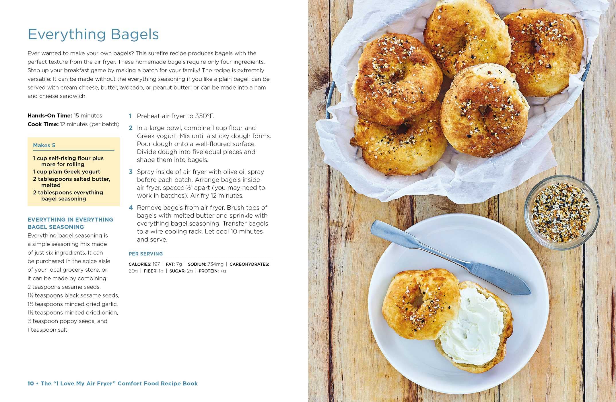 The I Love My Air Fryer Comfort Food Recipe Book: From Chicken Parmesan to Small Batch Chocolate Chip Cookies, 175 Easy and Delicious Recipes