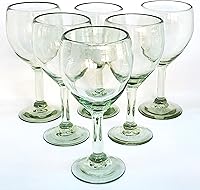 Vista 10 de Vasos grandes transparentes de 14 oz para margarita (juego de 4), vidrio reciclado, sin plomo, sin toxinas