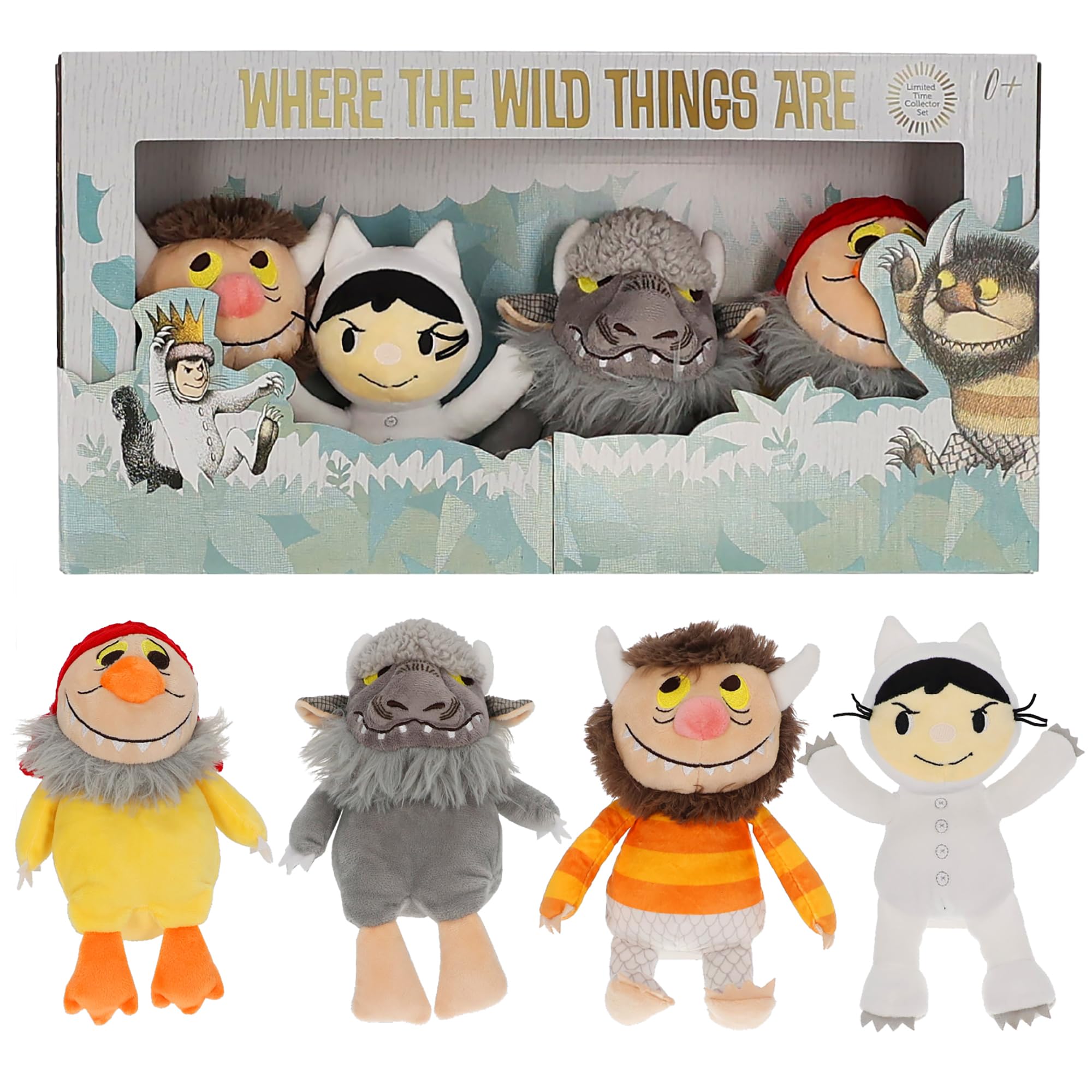 Amazon.com: Kids Preferred Where The Wild Things are 4 Piece Plush