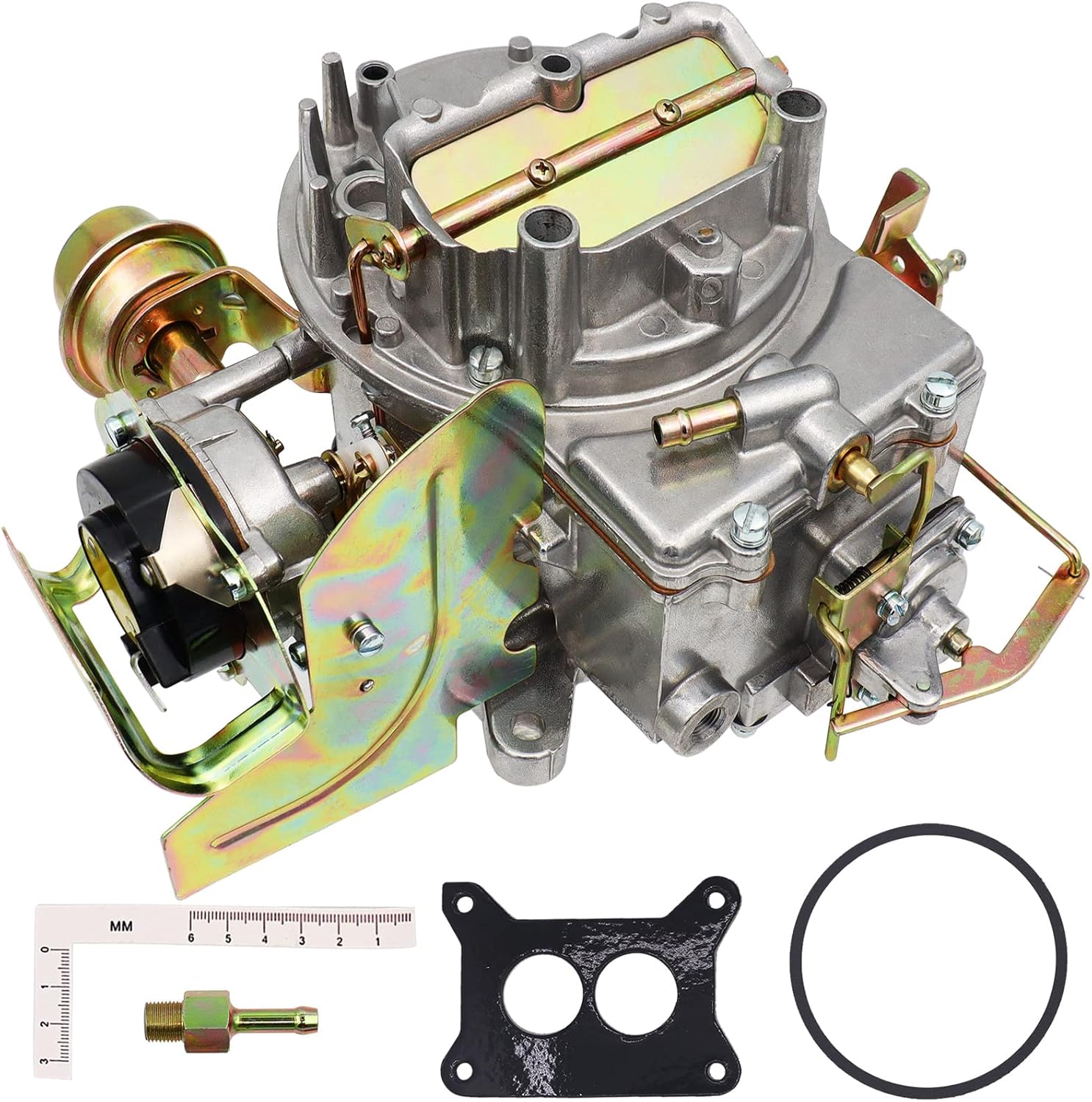 2 Barrel Carburetor Carb 2100 2150 Carburetor Fits for Ford 289 302 351 Cu Jeep Engine F100 F250 F350 with Electric Choke,Replace Motorcraft/Autolite 2100 2150