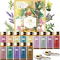 Comdian 14 Essential Oils Set - Pure Aromatherapy Oils for Diffusers, Candles, Massage, Home | Tea Tree, Lavender, Vanilla, Eucalyptus & More (5mL)