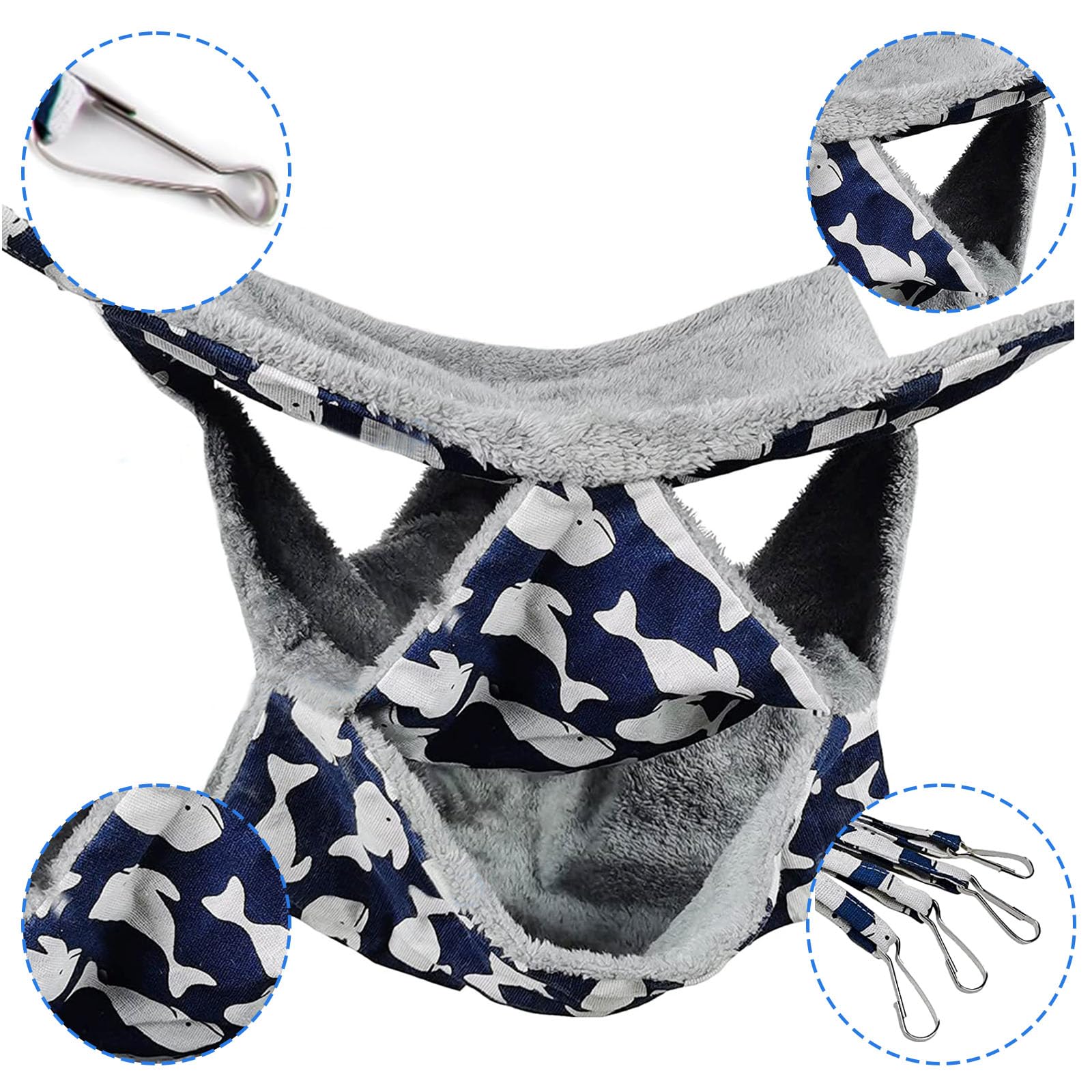 Amaca Da Gabbia Per Piccoli Animali Oncpcare, Amaca Per Aliante