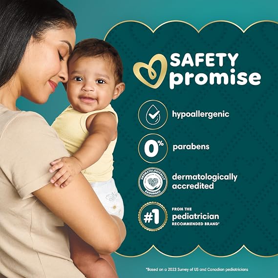 Pampers Gift Set, Disposable Diapers, Sensitive Wipes, Milestone Gifts