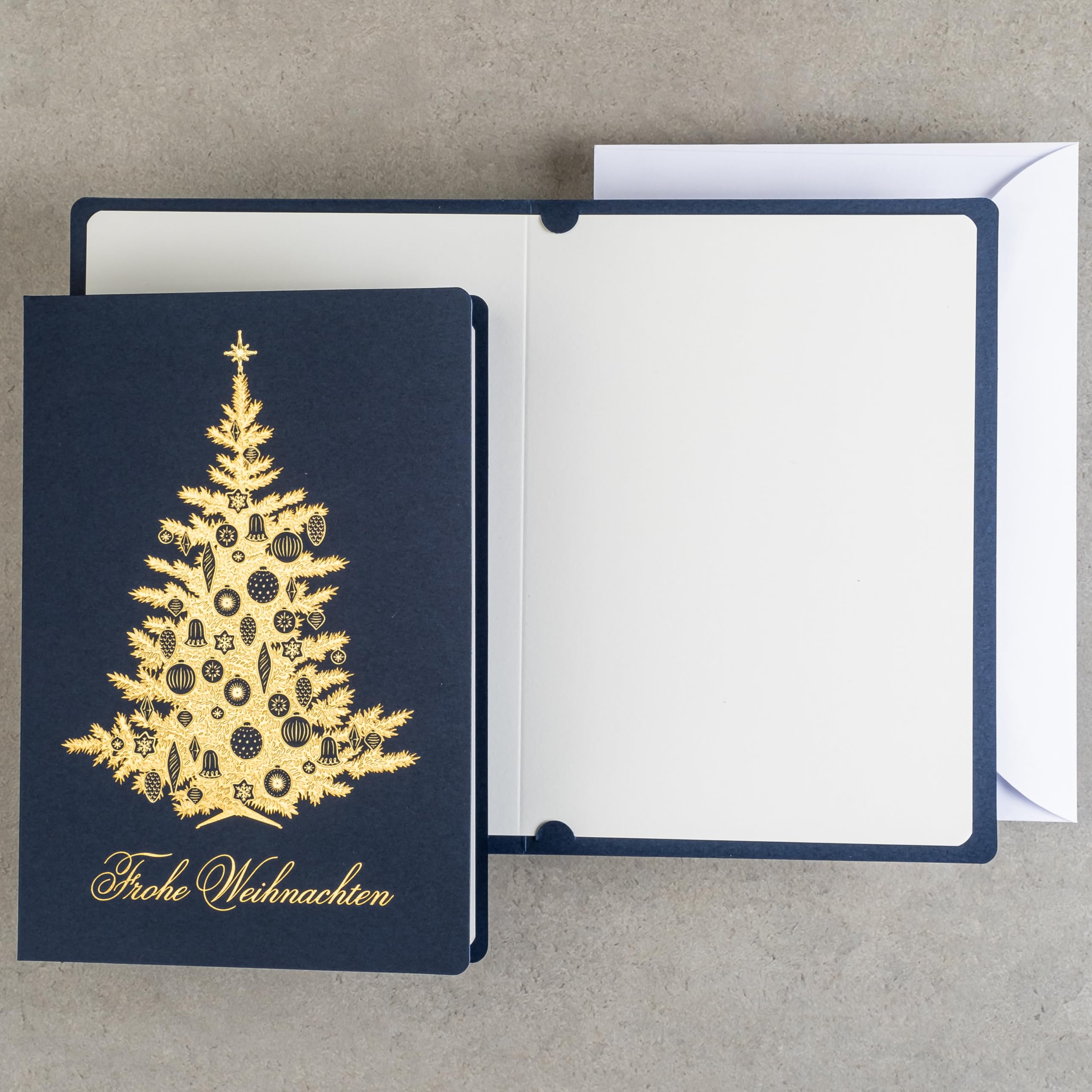 Juego De 10 Tarjetas Navideñas - Camión Rojo Vintage Con