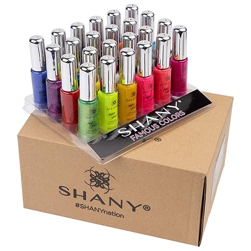 Miniatura 2 de Conjunto de arte para uñas Shany 24famosos colores esmalte para uñas decoración para uñas