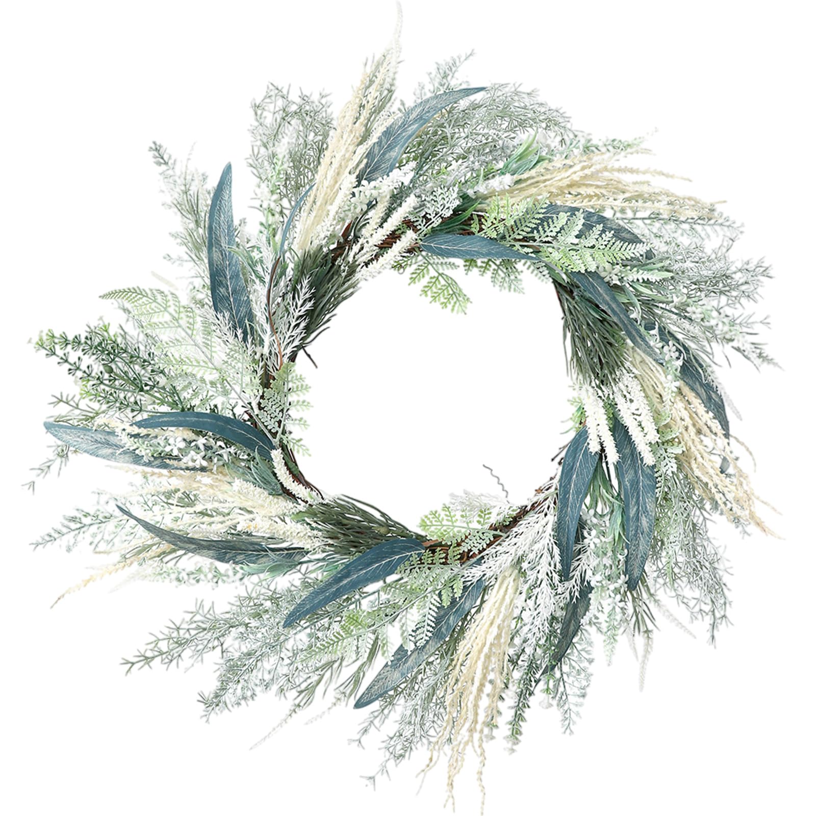Kalttoy Artificial Lavenders Wreath Garlands for Home and Wedding Decoration Stylish Indoor Outdoor Florals Ornament Door Wreath