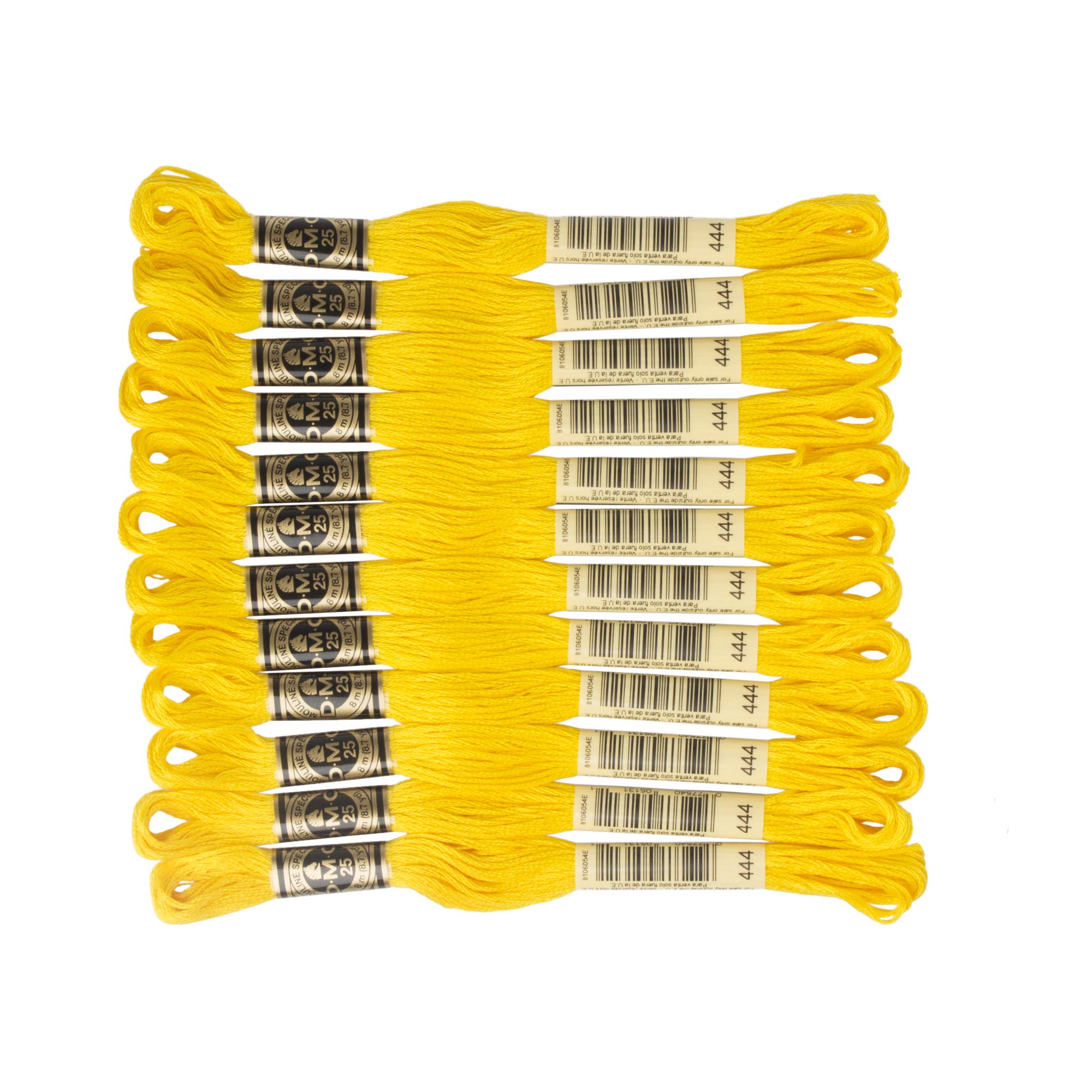 DMC 6-Strand Embroidery Cotton 8.7yd-Dark Lemon