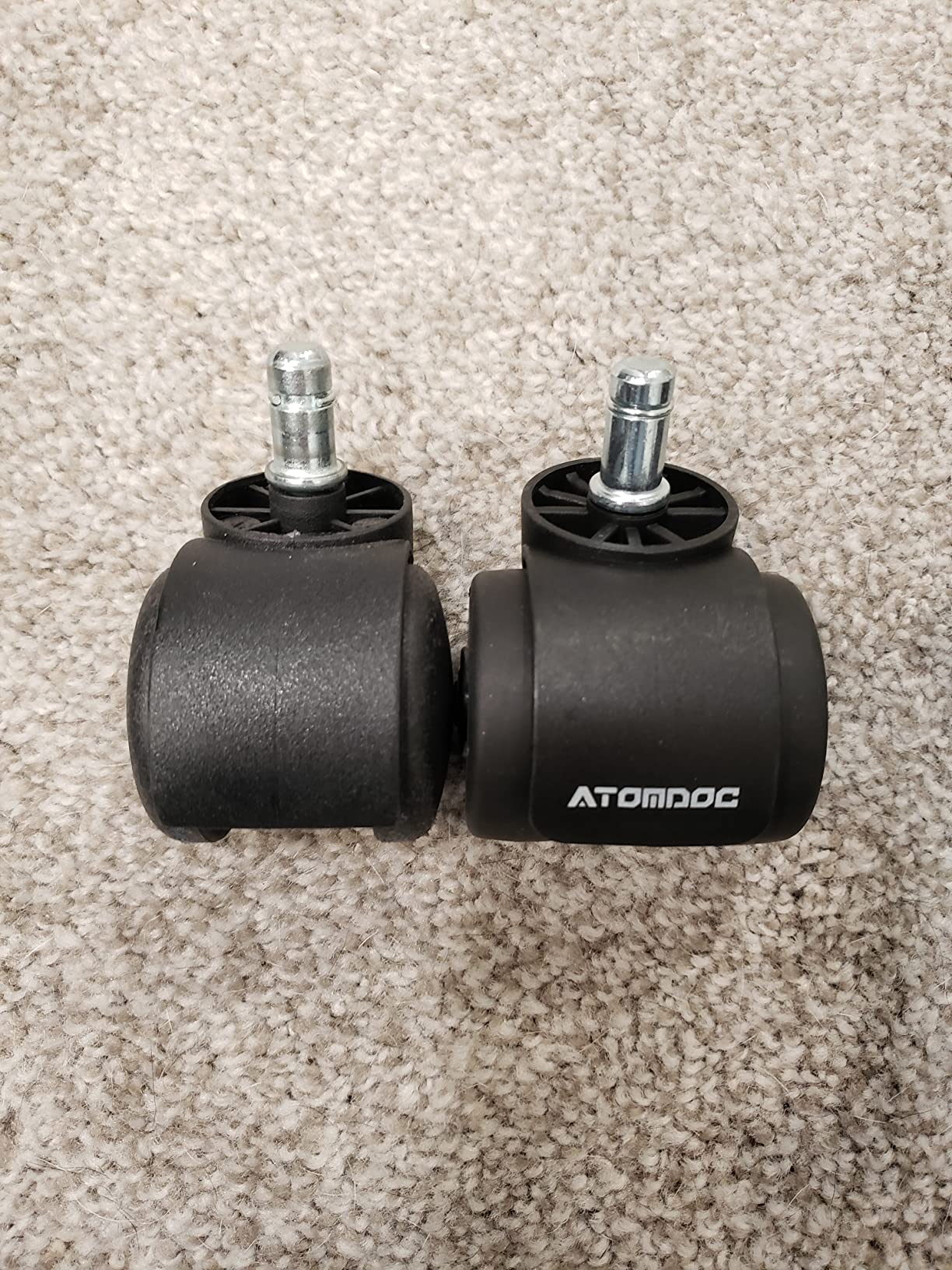 6/mo Finance Office Chair Caster Wheels by ATOMDOC, 2" Newly