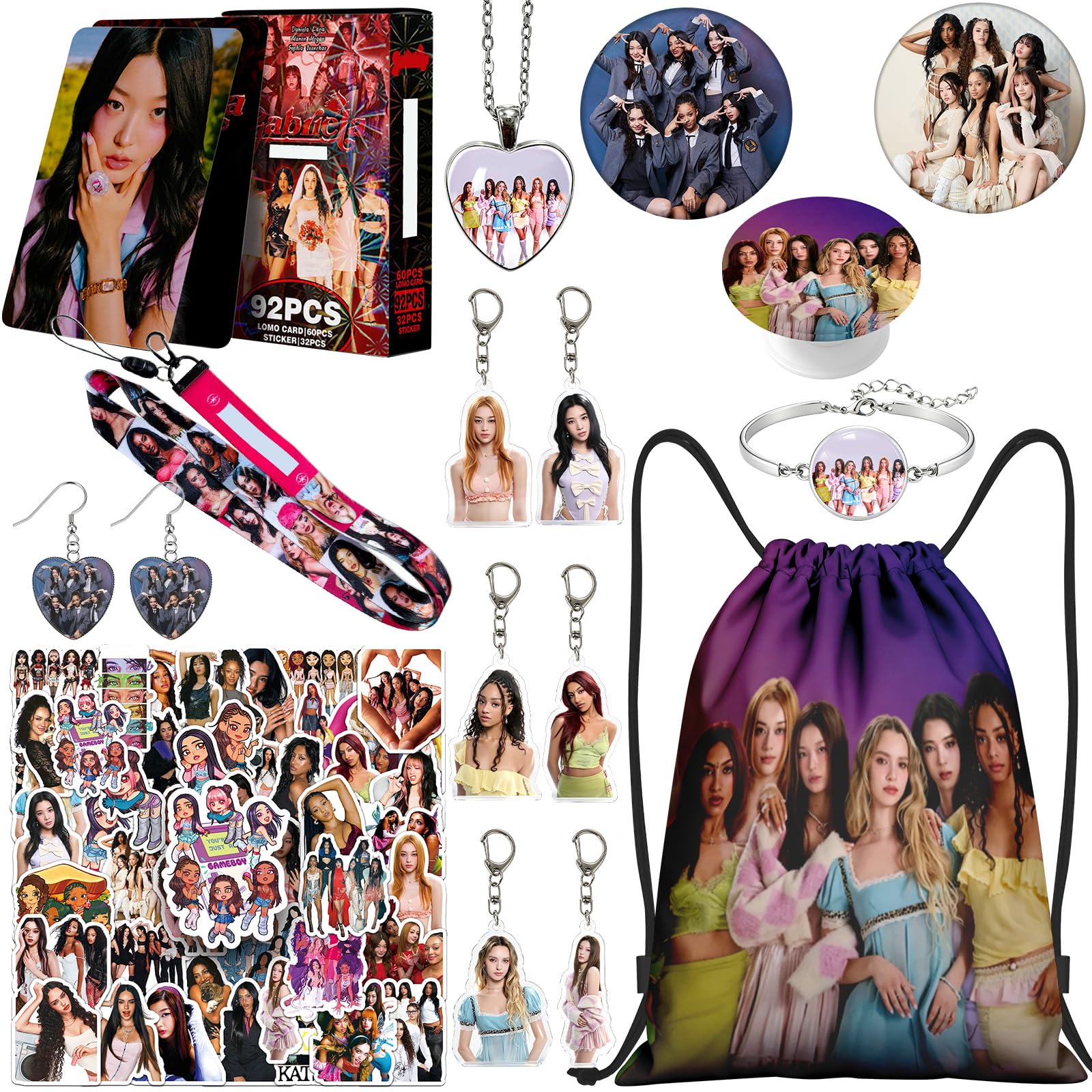 Katttsseye Merch set, Katttsseye Merch Gifts, Photocards Sticker Keychain