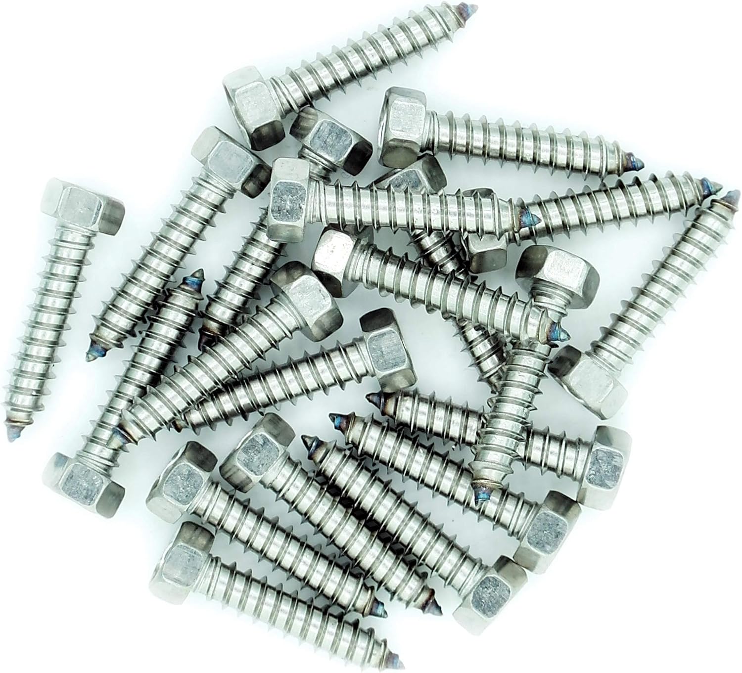 No.10 x 1.3 (4.8mm x 32mm) Hex Self-Tapping Screw - Stainless Steel (A2) (Pack of 20), 4.8x32 - A2 (20) - Image 4