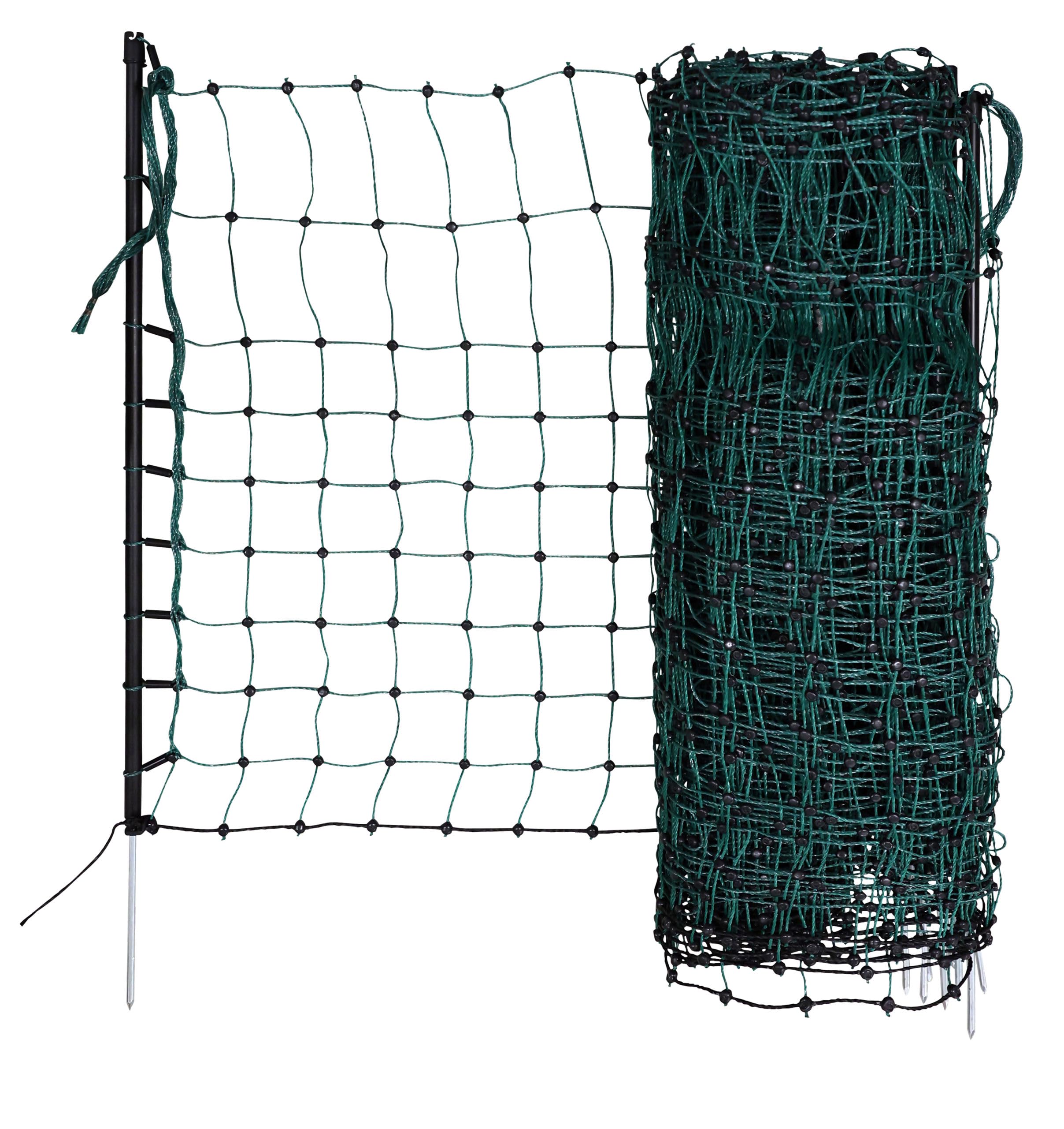 Kerbl Pet Red para Conejos, Cerca eléctrica para Conejos, Cerca de un Solo Punto, 25m x 65cm, Personalizable, Malla Cerrada