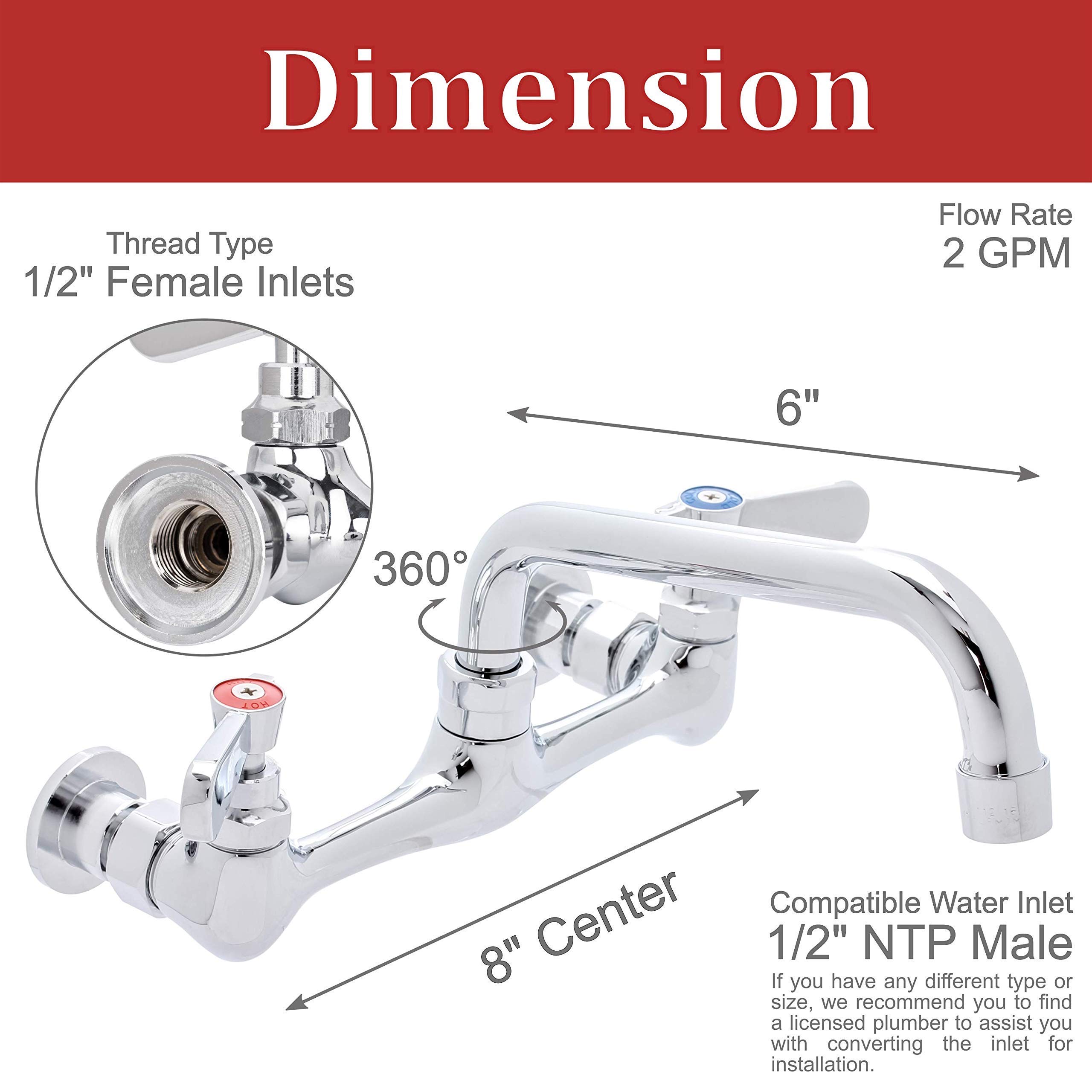 DuraSteel 304 Stainless Steel Utility Sink - 15 Inch Freestanding