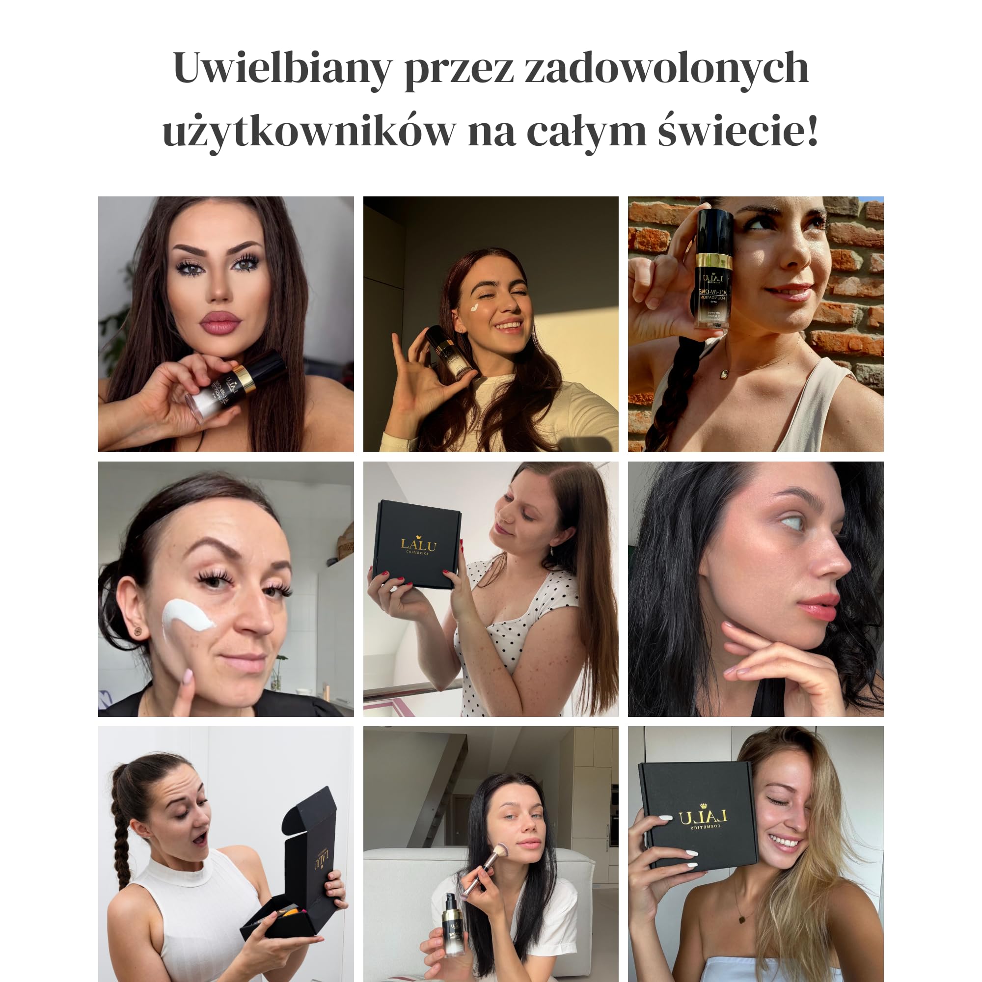 Podkład Zmieniający Kolor, Nawilżający Podkład w Płynie, Średnie Krycie, Długotrwałe Naturalne Wykończenie, Dopasowuje Się do Odcienia Skóry, 30 ml – LALU Cosmetics