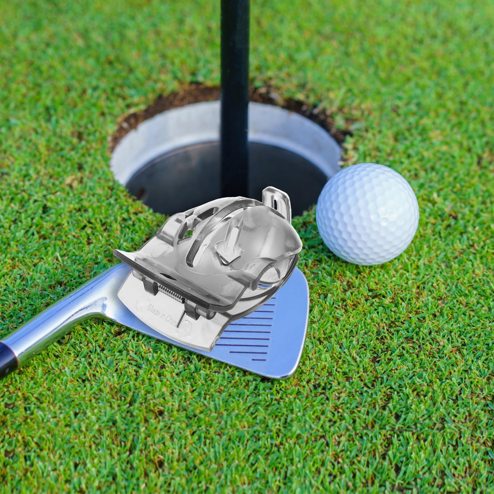 TOYANDONA Golfmarker Golflinienmarkierungswerkzeug markieren Golfmarkierungsschablone Putten Liner Ausrichtungswerkzeug für Golfbälle Kugelausrichtungswerkzeug Abs