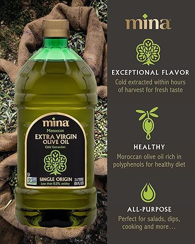Miniatura 2 de Mina Aceite de oliva virgen extra nueva cosecha aceite de oliva marroquí rico en polifenol extracción en frío aceite de oliva de origen único menos