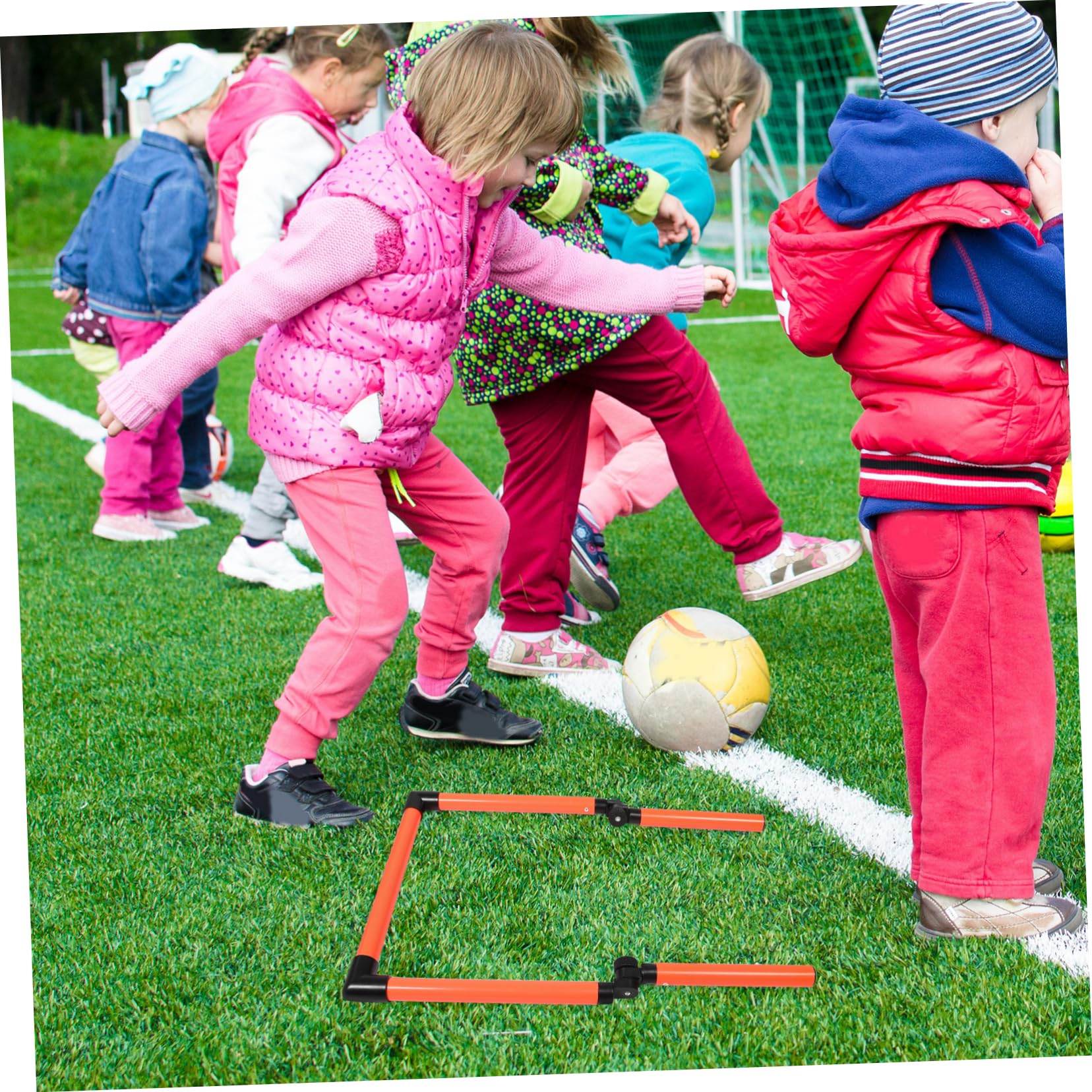 SUPVOX Vallas De Agilidad Ajustables para Entrenamiento Valla De Baloncesto Béisbol Material PVC y Salto
