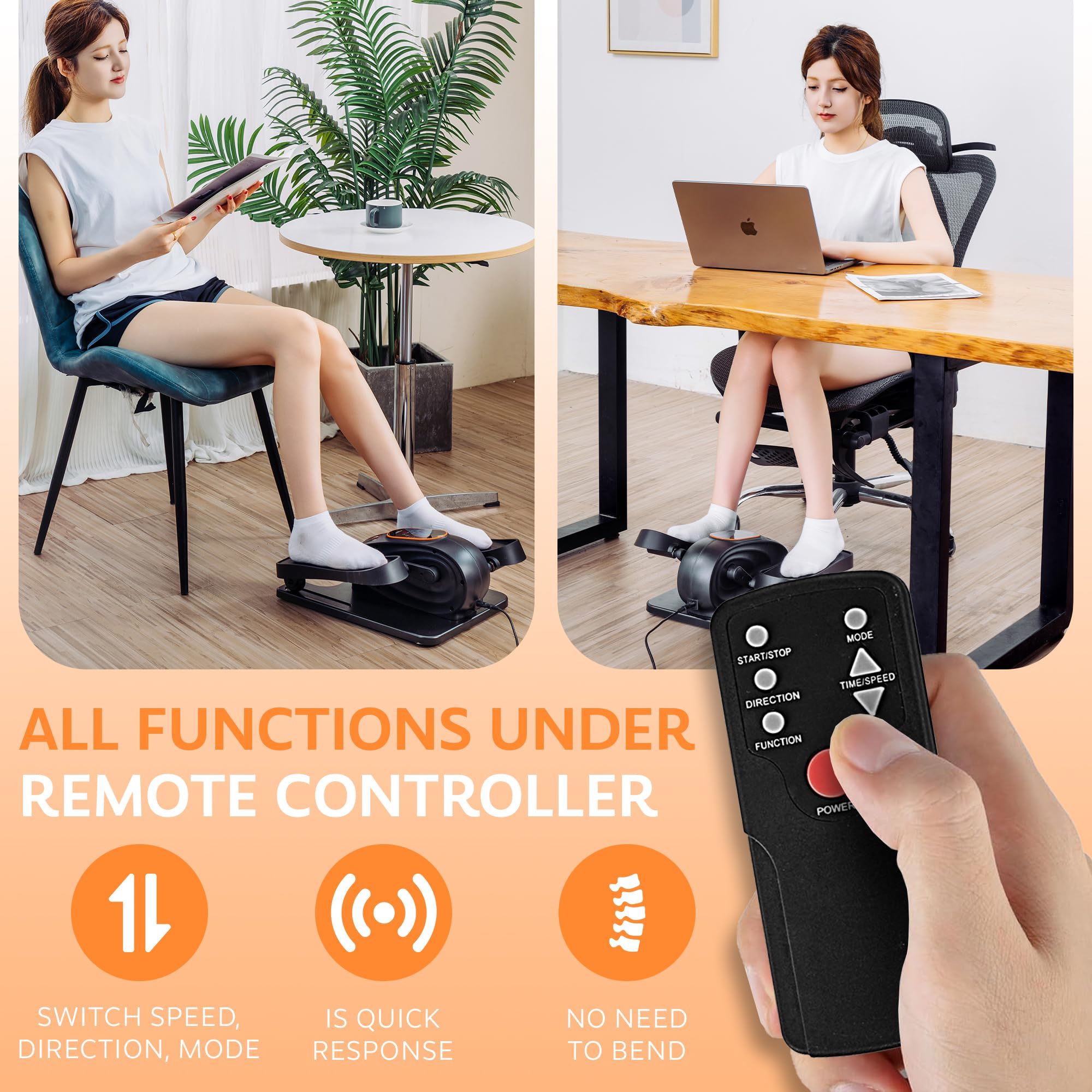 Amazon.co.jp: デスク下 エリプティカルマシン 電動エリプスレッグ