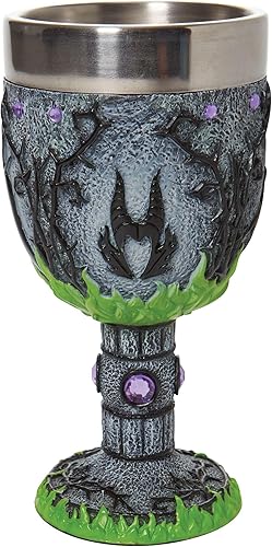 Enesco Disney Showcase Sleeping Beauty Maléfica - Cáliz decorativo, 7.09 pulgadas, multicolor