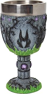 Enesco Disney Showcase Sleeping Beauty Maleficent Decorative Chalice Goblet, 7.09 Inch, Multicolor