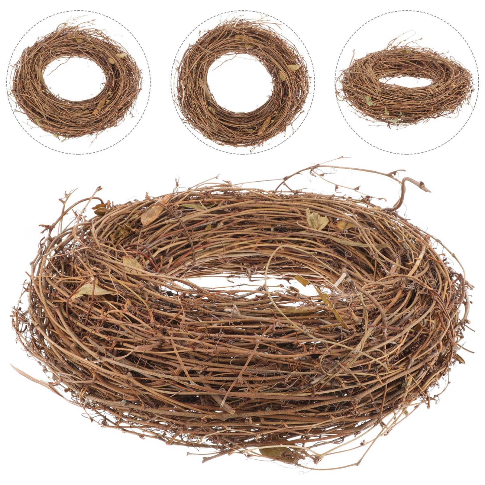 Anneome Rattan per Ghirlanda Fai da Te per Decorazioni Naturali e Eleganti Utilizzabile in Casa Giardino Cortile e Portico Materiale Odori Sgradevoli per Creare un Atmosfera Accogliente