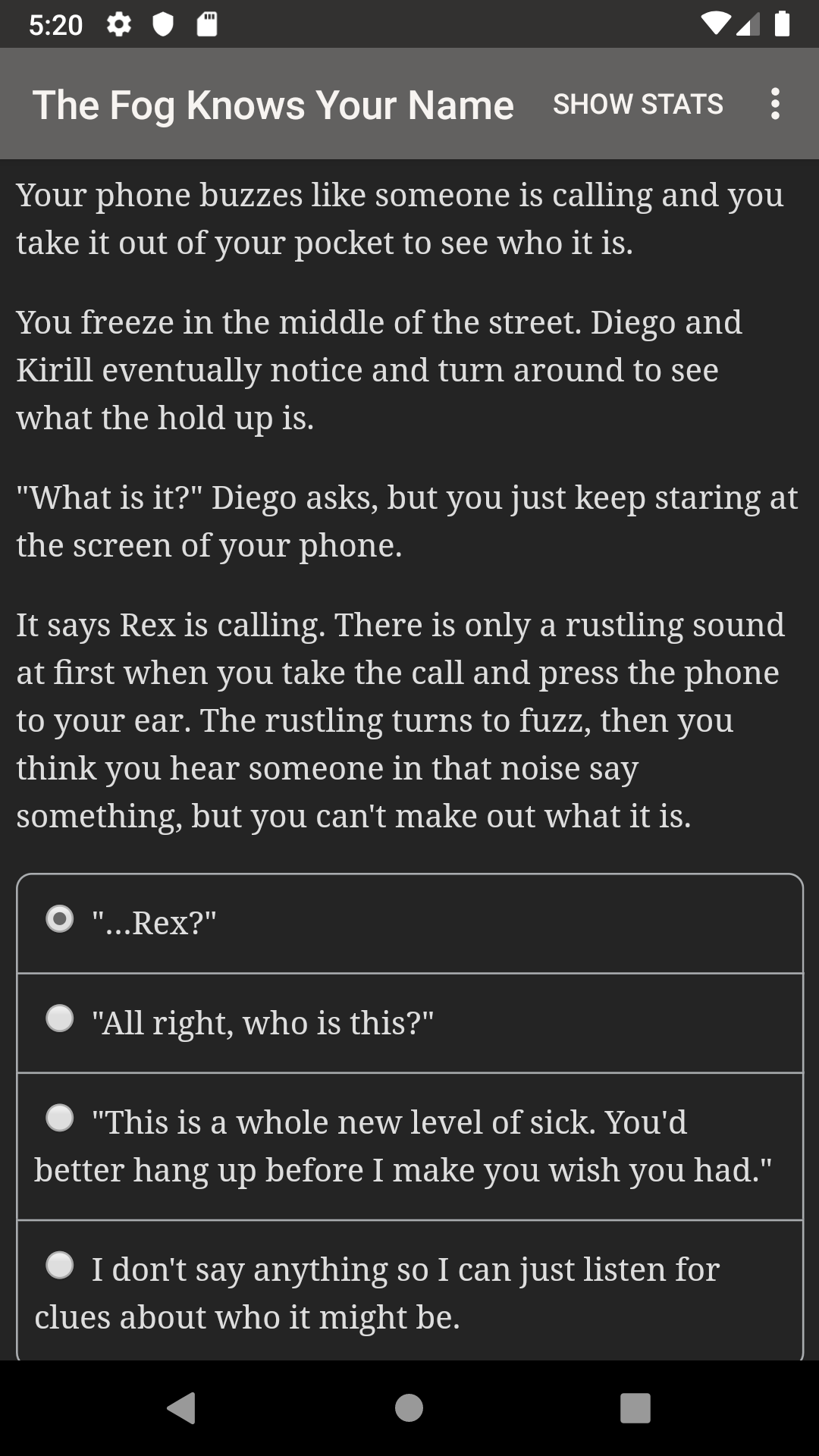 The Fog Knows Your Name Amazon Appstore For Android