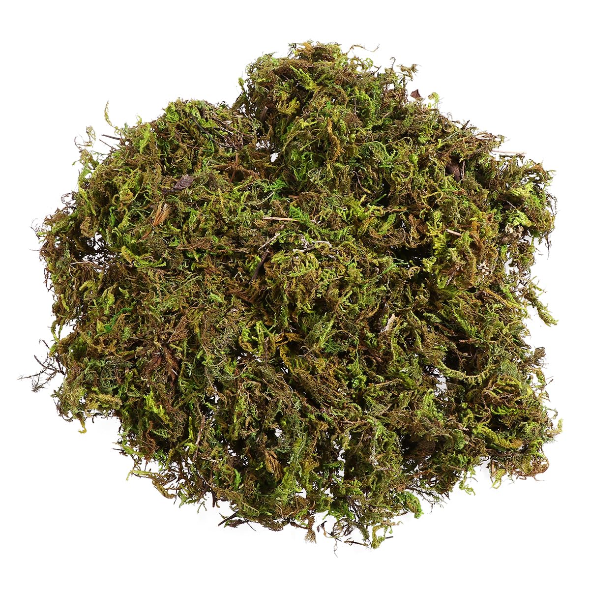 Gatuida Artificial Fake Lichen: Simulation Decorative Fake Bulk for Patio Decoration (60g), Green, 13.00X9.00X4.50CM