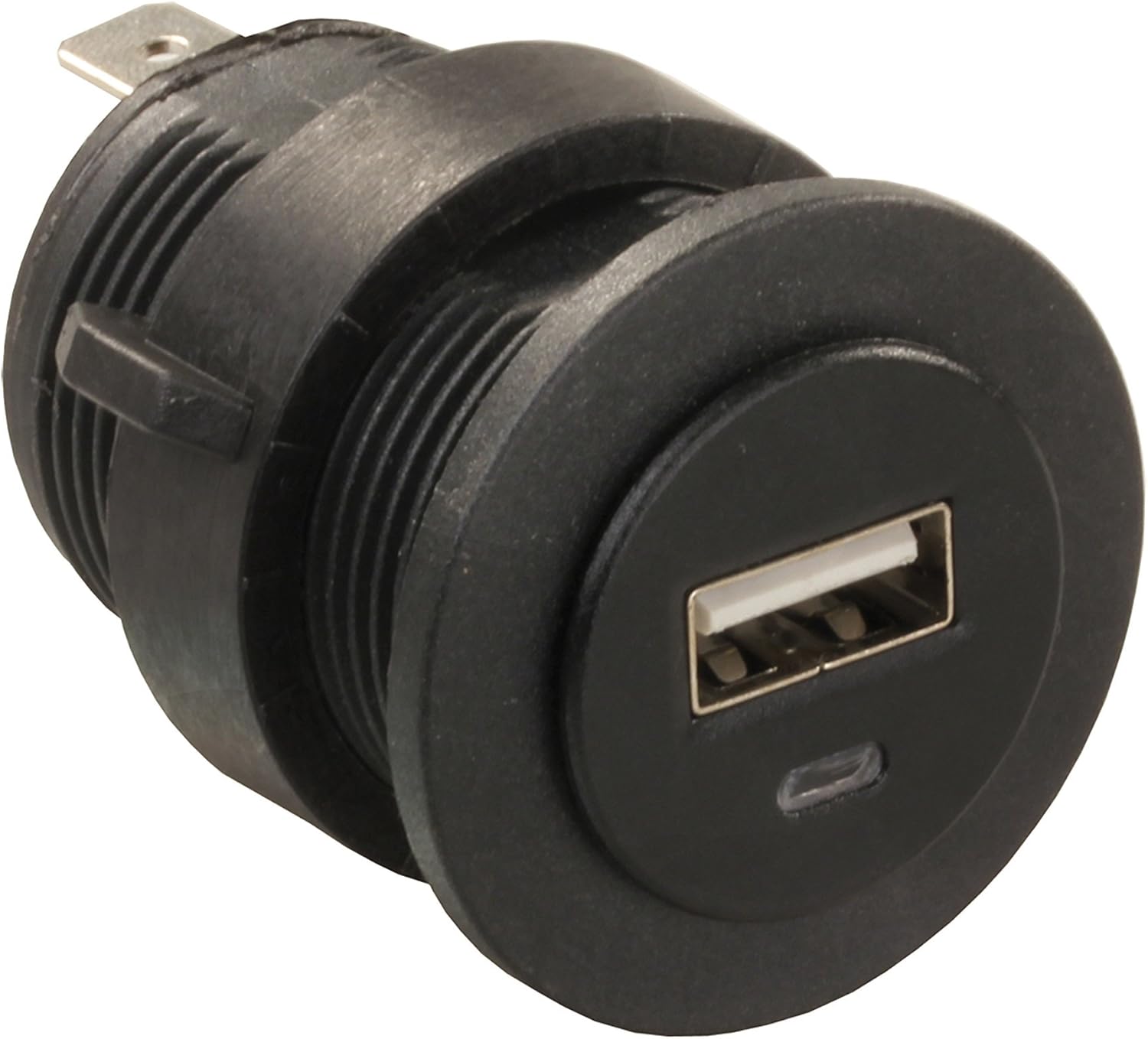JR Products 15115 USB Charging Port - 2 x 2.1 Amp , Black