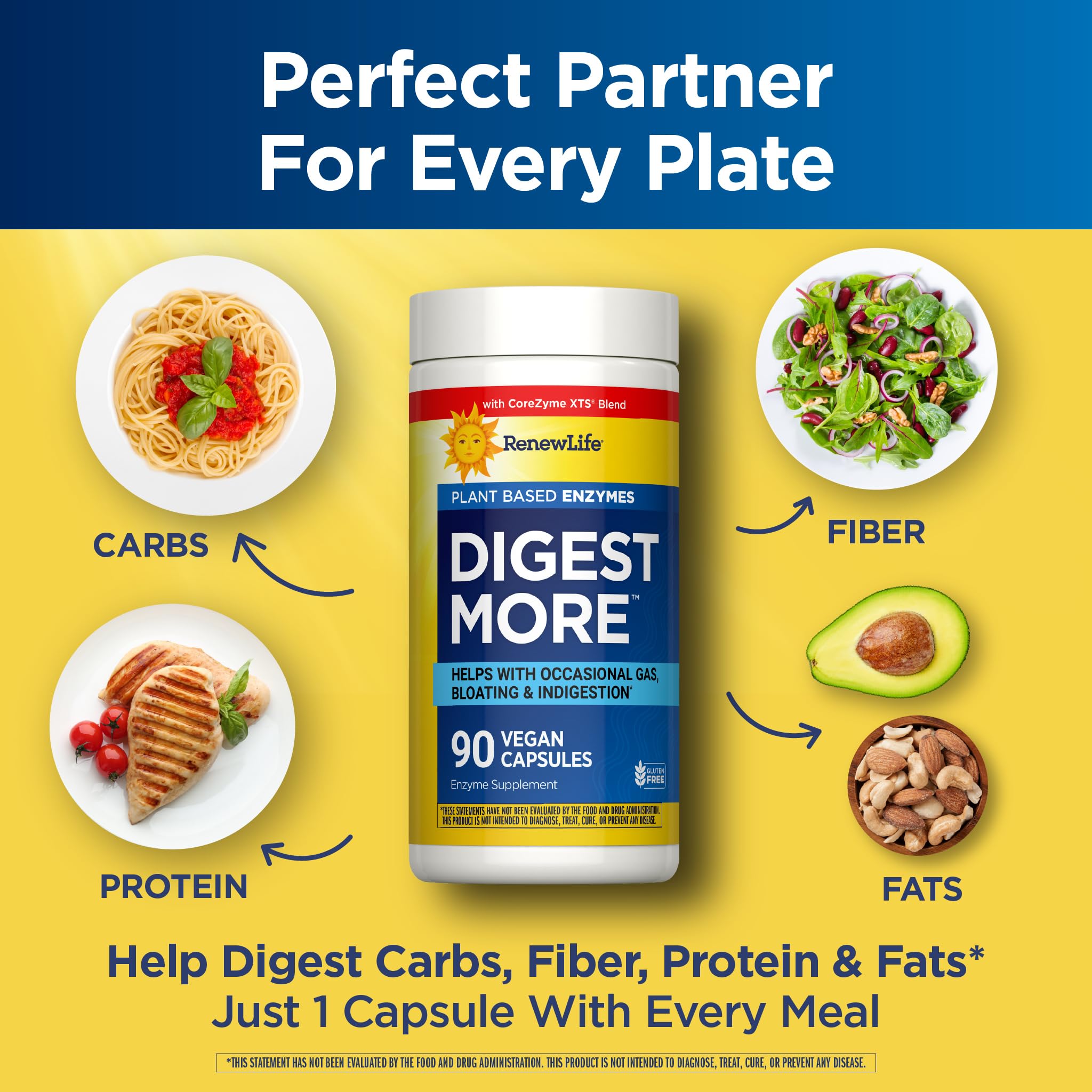 Renew Life DigestMore Digestive Enzymes | 90 Vegetable Capsules — Amazon image 4