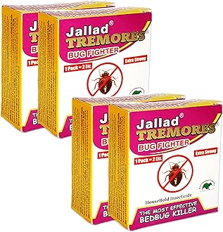 Bed Bug Spray Powder - 10 Gram | Long Lasting Protection from Cocroaches & Termite | Powerful Spray for Bugs from Plant/Home/Kitchen (Pack of 4)