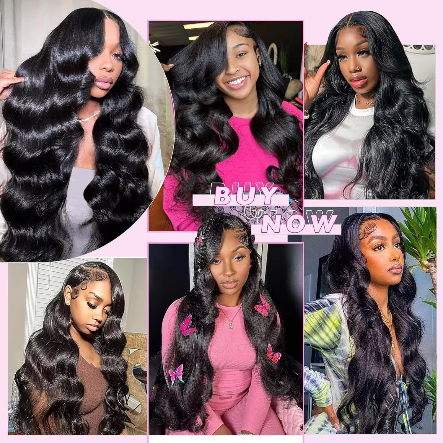 Ladiary Brasilianische Haare Bündel Echthaar Body Wave Human Hair 3 Bundles 18 20 22 Inch Wave Hair Weave 10A Brasilianisches Haar Remy Menschliches Haar Weave Natural Black Color