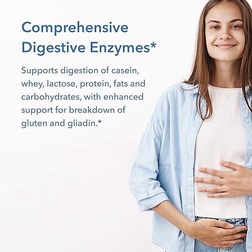 Miniatura 3 de Allergy Research Group - Digesto de espectro completo - Enzimas digestivas veganas, soporte para gluten - 90 cápsulas vegetarianas