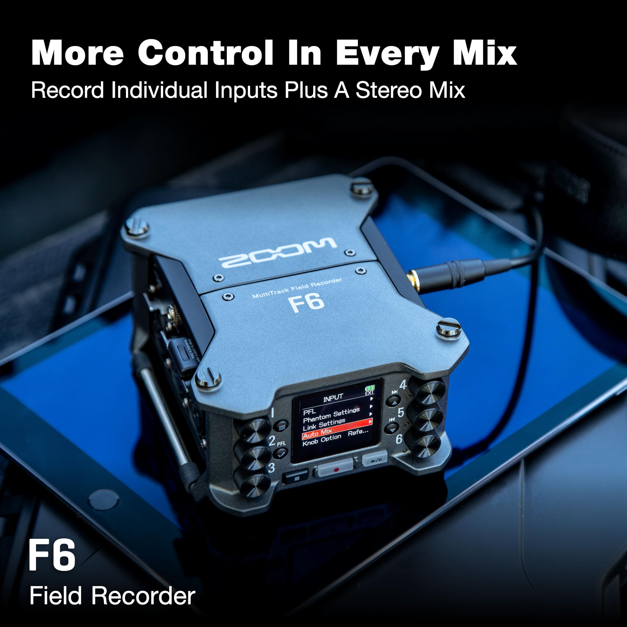 Amazon.co.jp: Zoom F6フィールドレコーダー/ミキサー