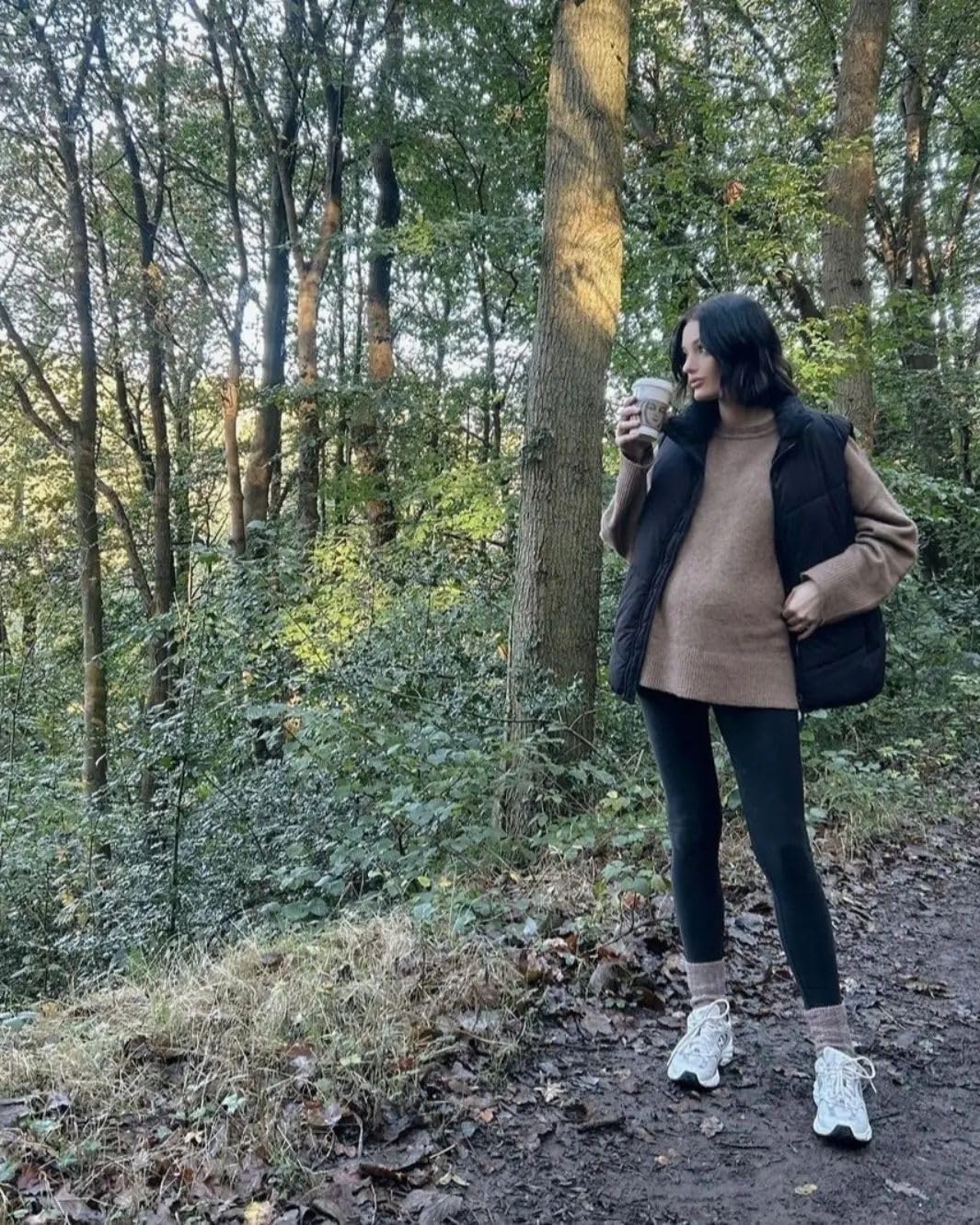 GROTEEN 3 Pack Women's Maternity Leggings with Pockets Over The Belly Workout Yoga Pregnancy Pants - Image 2